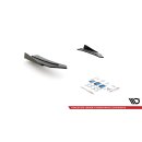 Robuste Racing Heck Ansatz Flaps Diffusor +Flaps für Mercedes-AMG C43 Coupe C205 schwarz Hochglanz