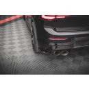 Heck Ansatz Flaps Diffusor V.2 für Volkswagen Golf R Mk8 schwarz Hochglanz