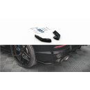 Heck Ansatz Flaps Diffusor V.2 für Volkswagen Golf R Mk8 Carbon Look