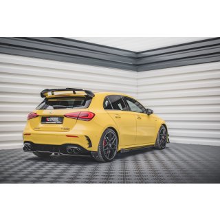 Mittlerer Diffusor Heck Ansatz +Flaps für Mercedes-AMG A45 S