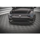 Front Ansatz V.4 für Volkswagen Golf R Mk8 schwarz matt