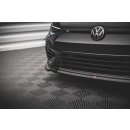 Front Ansatz V.6 für Volkswagen Golf R Mk8 schwarz matt