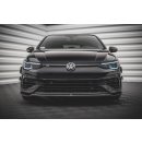 Front Ansatz V.6 für Volkswagen Golf R Mk8 schwarz matt