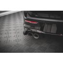 Heck Ansatz Flaps Diffusor V.3 für Volkswagen Golf R Mk8 schwarz Hochglanz