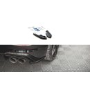 Heck Ansatz Flaps Diffusor V.4 für Volkswagen Golf R Mk8 schwarz Hochglanz