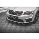 Front Ansatz V.3 für Skoda Octavia RS Mk3 schwarz matt