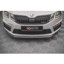 Front Ansatz V.1 für Skoda Octavia RS Mk3 Facelift Carbon Look