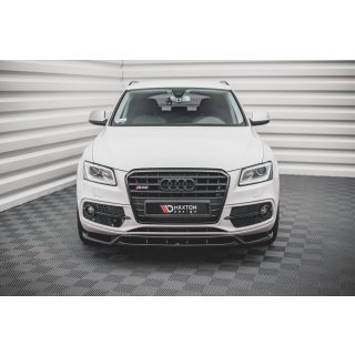 Front Ansatz für Audi SQ5 Mk1 (8R) schwarz Hochglanz