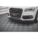 Front Ansatz für Audi SQ5 Mk1 (8R) schwarz Hochglanz