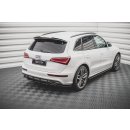 Heck Ansatz Flaps Diffusor für Audi SQ5 Mk1 (8R) Carbon Look