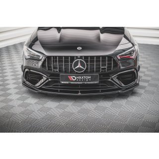 Front Ansatz V.1 für Mercedes-AMG CLA 45 Aero C118 schwarz matt