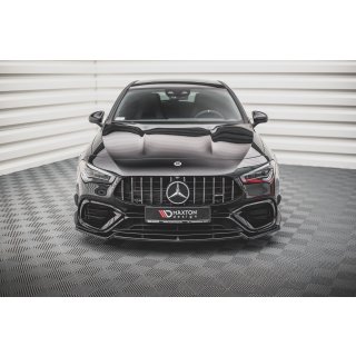 Front Ansatz V.2 für Mercedes-AMG CLA 45 Aero C118 schwarz Hochglanz