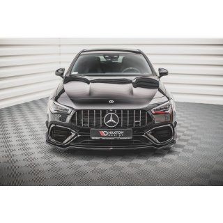 Front Ansatz V.3 für Mercedes-AMG CLA 45 Aero C118 schwarz Hochglanz