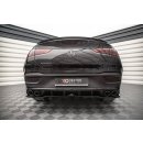 Mittlerer Diffusor Heck Ansatz DTM Look für Mercedes-AMG GLE Coupe C167 schwarz matt