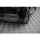 Heck Ansatz Flaps Diffusor für Mercedes-AMG GLE Coupe C167 schwarz Hochglanz