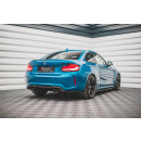 Heck Ansatz Flaps Diffusor V.3 für BMW M2 F87 schwarz matt