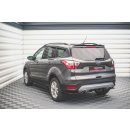 Heck Ansatz Flaps Diffusor für Ford Escape Mk3 schwarz matt