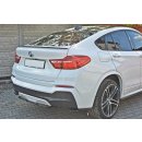 Mittlerer Diffusor Heck Ansatz für BMW X4 M Paket DTM LOOK schwarz Hochglanz