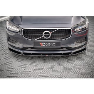 Front Ansatz V.1 für Volvo V90 Mk2 schwarz matt