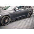 Seitenschweller Ansatz für Volvo V90 Mk2 schwarz matt