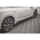 Seitenschweller Ansatz für Volkswagen Arteon R/ R-Line Facelift schwarz matt