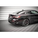 Street Pro Heck Ansatz Flaps Diffusor +Flaps für BMW 4er M-Paket G22 schwarz Hochglanz