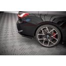 Street Pro Heck Ansatz Flaps Diffusor +Flaps für BMW 4er M-Paket G22 schwarz Hochglanz