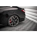 Heck Ansatz Flaps Diffusor V.1 für BMW 4er M-Paket G22 Carbon Look