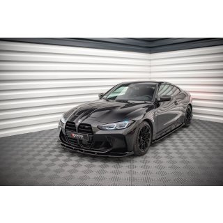 Front Ansatz V.3 für BMW M4 G82 / M3 G80 schwarz Hochglanz