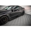 Seitenschweller Ansatz für V.1 für BMW M4 G82 schwarz Hochglanz