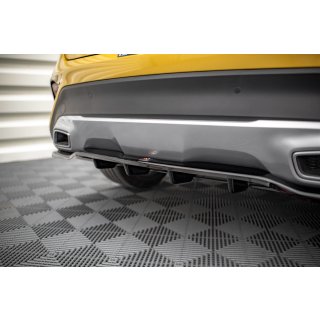 Mittlerer Diffusor Heck Ansatz DTM Look für Kia XCeed Mk1 Carbon Look