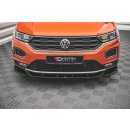 Front Ansatz V.1 für Volkswagen T-Roc Mk1 schwarz matt