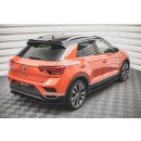 Heck Ansatz Flaps Diffusor für Volkswagen T-Roc Mk1 Carbon Look