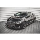 Front Ansatz für Infiniti Q60 S Mk2 schwarz Hochglanz