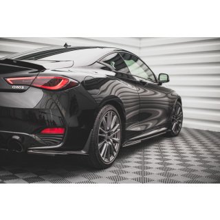 Seitenschweller Ansatz für Infiniti Q60 S Mk2 Carbon Look