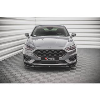 Front Ansatz V.2 für Ford Mondeo ST-Line Mk5 Facelift schwarz matt