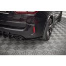 Heck Ansatz Flaps Diffusor für BMW X5 M F15 Carbon Look