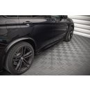 Seitenschweller Ansatz für BMW X5 M F15 schwarz matt