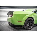 Heck Ansatz Flaps Diffusor für Dodge Challenger SRT Hellcat Mk3 schwarz Hochglanz