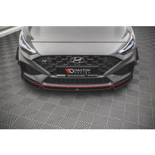 Front Ansatz V.2 für Hyundai I30 N Hatchback/Fastback Mk3 Facelift schwarz matt