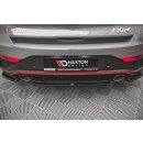 Mittlerer Diffusor Heck Ansatz für Hyundai I30 N Hatchback Mk3 Facelift schwarz matt