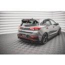 Mittlerer Diffusor Heck Ansatz für Hyundai I30 N Hatchback Mk3 Facelift schwarz matt