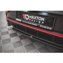 Mittlerer Diffusor Heck Ansatz für Hyundai I30 N Hatchback Mk3 Facelift Carbon Look