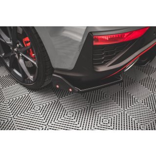 Heck Ansatz Flaps Diffusor V.1 +Flaps für Hyundai I30 N Hatchback Mk3 Facelift