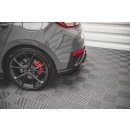 Heck Ansatz Flaps Diffusor V.2 für Hyundai I30 N Hatchback Mk3 Facelift schwarz matt