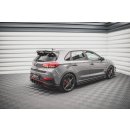 Heck Ansatz Flaps Diffusor V.3 für Hyundai I30 N Hatchback Mk3 Facelift Carbon Look