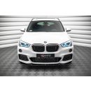 Front Ansatz V.2 für BMW X1 M-Paket F48 schwarz matt