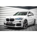 Front Ansatz V.2 für BMW X1 M-Paket F48 schwarz Hochglanz