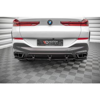 Mittlerer Diffusor Heck Ansatz DTM Look für V.1 BMW X6 M-Paket G06 Carbon Look