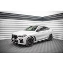 Seitenschweller Ansatz für BMW X6 M-Paket G06 schwarz matt